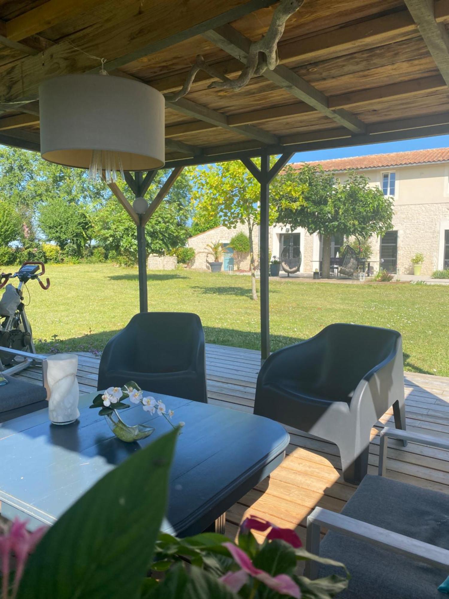 La Chaumeauniere Bed & Breakfast Aigrefeuille-d'Aunis Bagian luar foto